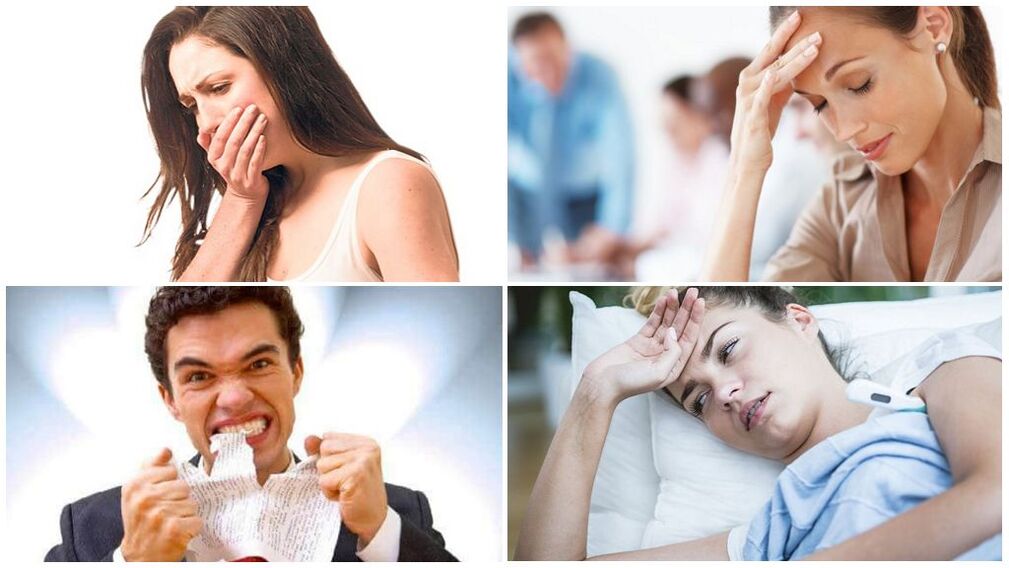 Simptomi prisotnosti parazitov v telesu